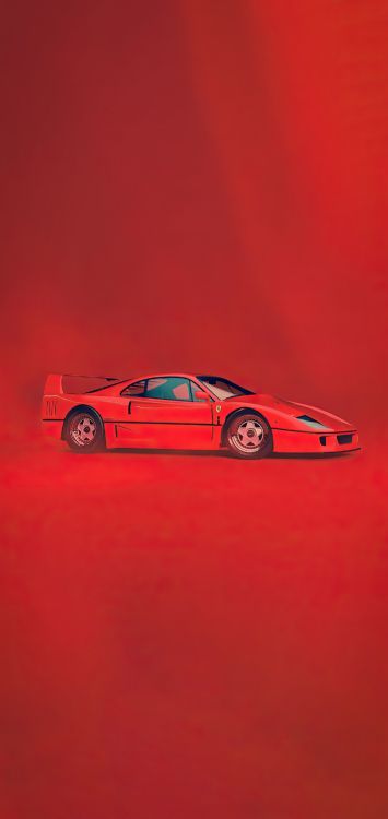 Обои Оранжевый цвет, легковые автомобили, спорткар, автомобильное освещение, колесо в разрешении 1421x3000