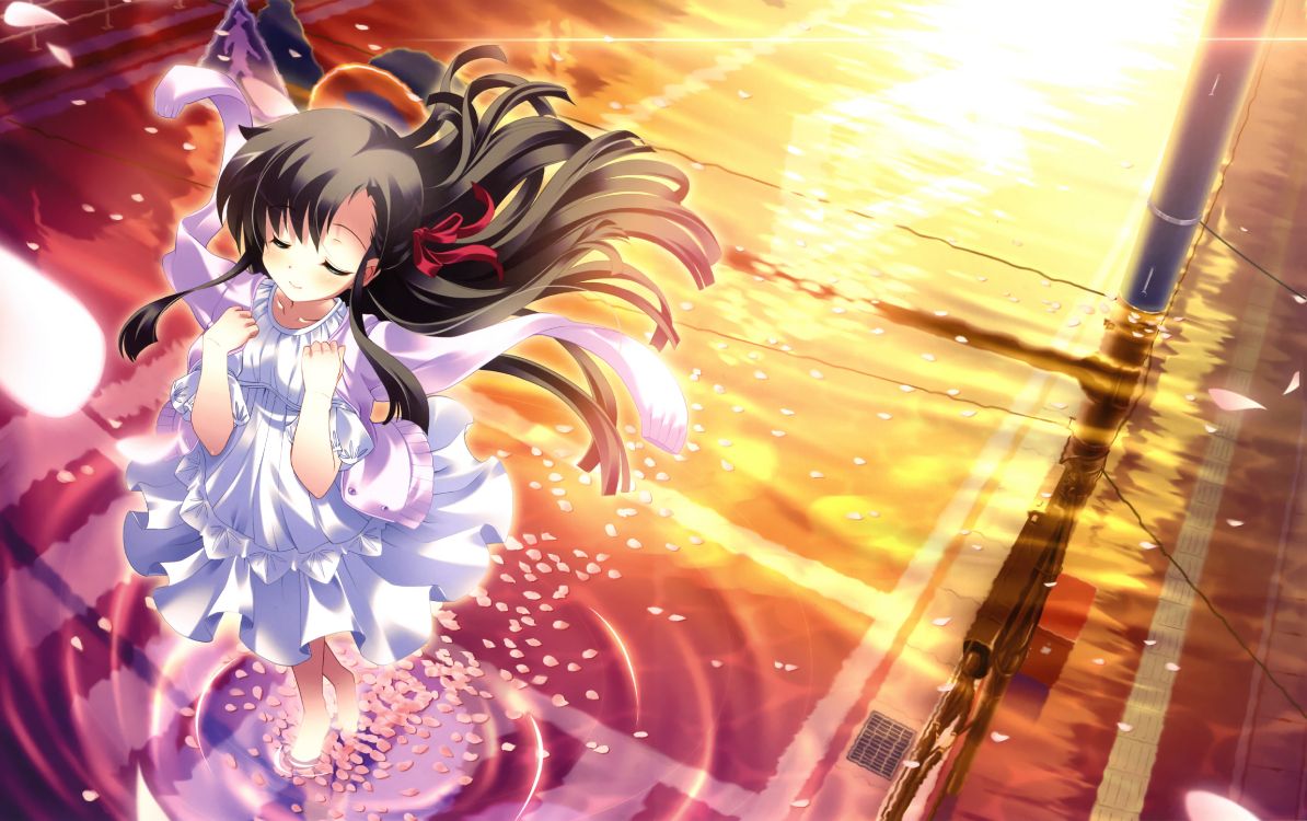 Обои аниме, рисование, волосы, глаз, мультфильм в разрешении 4869x3056