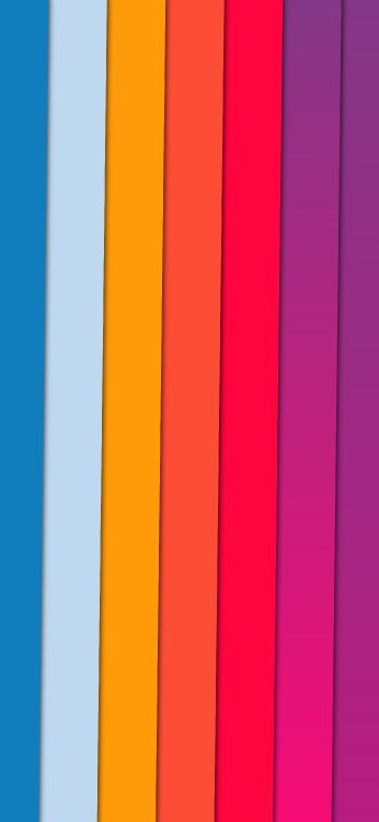 Обои Апельсин, красочность, прямоугольник, пурпурный цвет, полутона и оттенки в разрешении 2340x5070