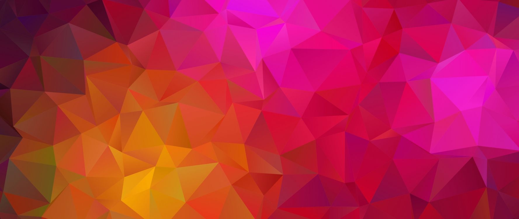 Обои треугольник, узор, розовый, пурпурный цвет, симметрия в разрешении 2560x1080