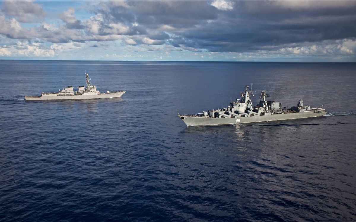 Обои разрушитель, военный корабль, лодка, морское ведомство, корабль в разрешении 4000x2500