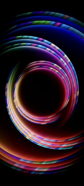 Обои свет, красочность, пурпурный цвет, красный цвет, пурпур в разрешении 1379x3038