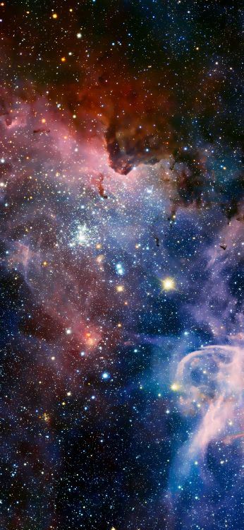 Обои смартфон, ios, коричневый цвет, атмосфера, туманность в разрешении 1080x2340