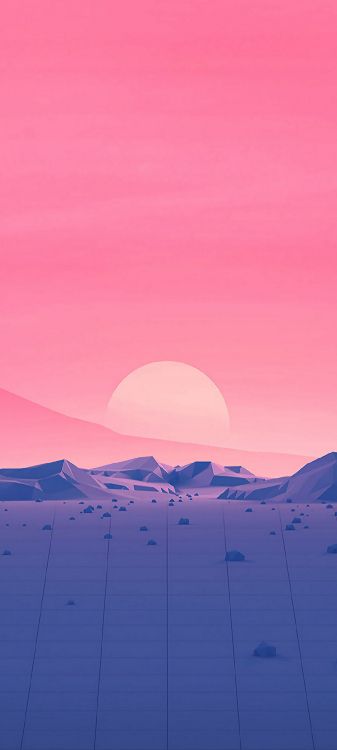 Обои минимализм, абстрактное искусство, атмосфера, облако, экорегион в разрешении 1080x2400