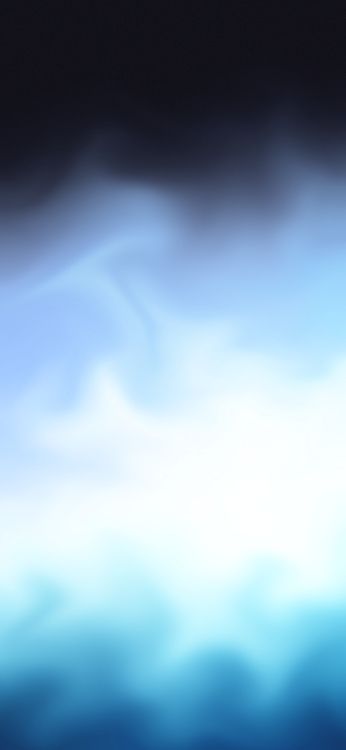 Обои бирюзовый м, синий, облако, Аква, электрик в разрешении 1284x2778