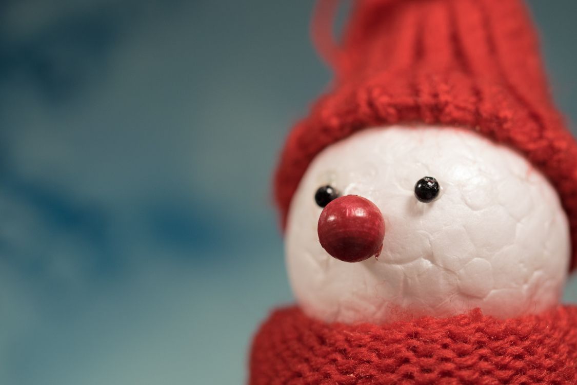Обои праздник, здоровье, Снеговик, нос, красный цвет в разрешении 4608x3072
