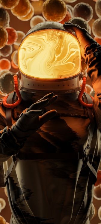 Обои сбрось бас ep, отбрось басы, Майкл Кэрд, soundcloud, шлем в разрешении 1080x2400