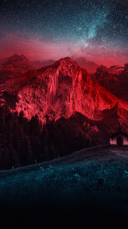 Обои природа, атмосфера, гора, мир, природный ландшафт в разрешении 4320x7680