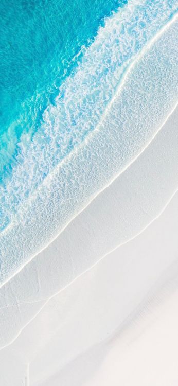 Обои вода, геометрия, математика, атмосфера, лазурный в разрешении 1284x2778