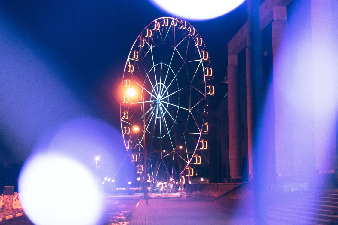 Обои свет, Ярославль, синий, пурпур, электричество в разрешении 5569x3713