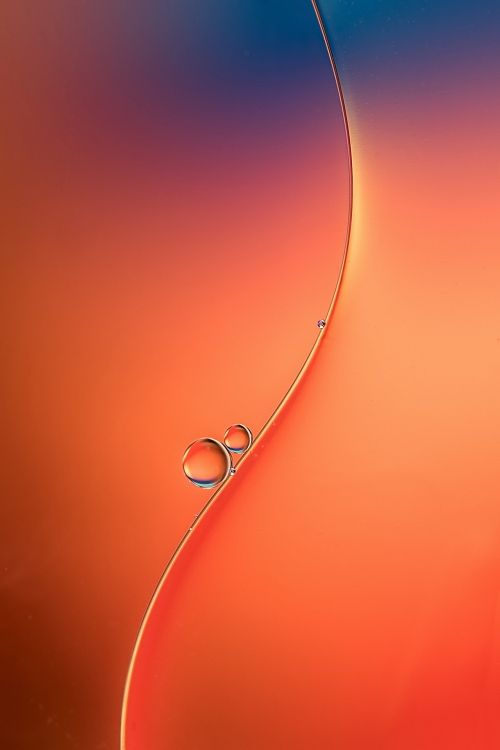 Обои Оранжевый цвет, вода, Янтарь, полутона и оттенки, пурпурный цвет в разрешении 1280x1920