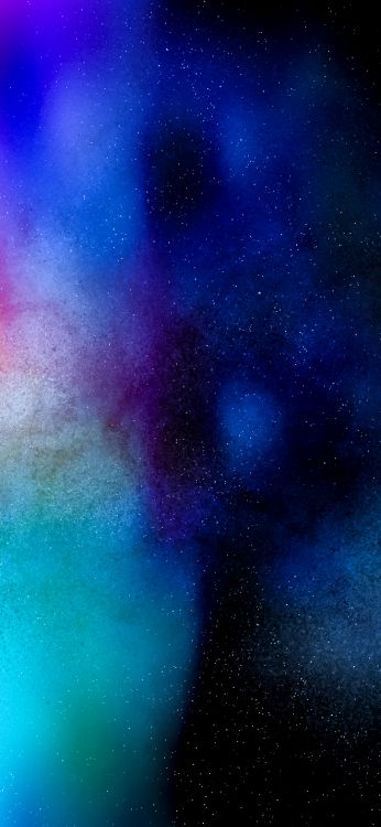 Обои атмосфера, Астрономия, космос, лазурный, пурпур в разрешении 1356x2934