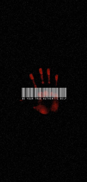 Обои не трогай мой телефон, жест, лого, узор, кармин в разрешении 1080x2260