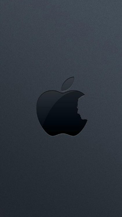 Обои apple, черный, лого, атмосфера, дерево в разрешении 1440x2560