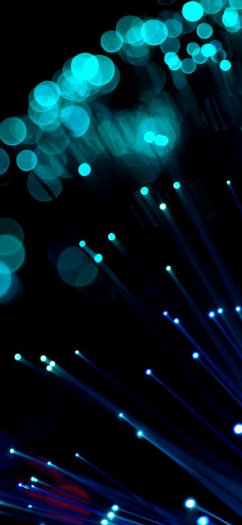 Обои оптическое волокно, автомобильное освещение, синий, развлечение, Визуальный эффект освещения в разрешении 1440x3120