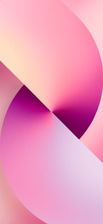 Обои iPhone 13 Official Stock Wallpaper in High Resolution (Pink) – Light в разрешении 1420x3073