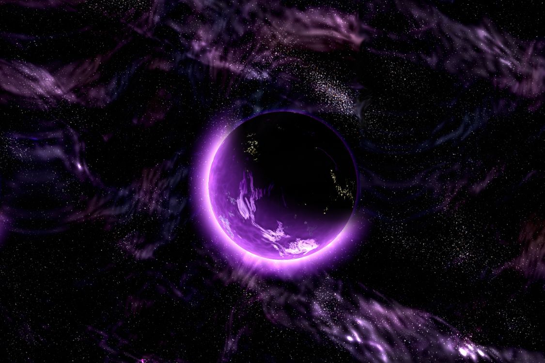 Обои космическое пространство, пурпур, астрономический объект, Фиолетовый, космос в разрешении 3000x2000