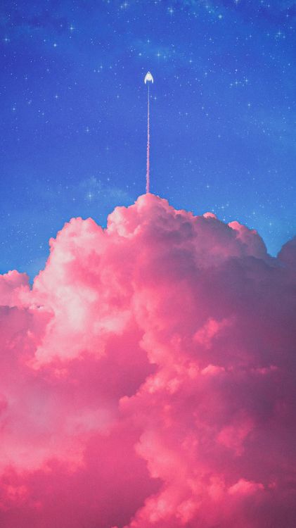 Обои облако, атмосфера, лазурный, астрономический объект, наука в разрешении 1080x1920