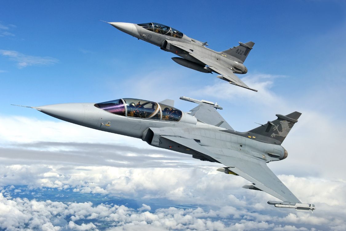 Обои Сааб jas 39 Грипен, Gripen NG, самолеты, военный самолет, многоцелевые боевые самолеты в разрешении 3893x2595