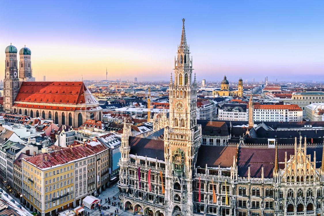 Обои поезд, Мюнхен, путешествие, Франкфурт, ориентир в разрешении 3000x2000