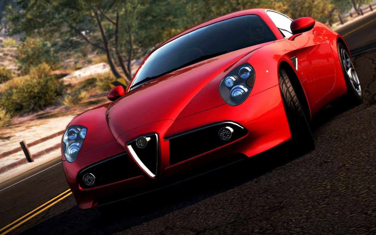 Обои need for speed hot pursuit, need for speed iii hot pursuit, need for speed most wanted, xbox 360, alfa romeo 8c в разрешении 1920x1200