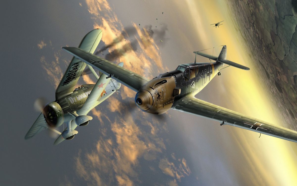Обои Мессершмитт bf 109, Мессершмитт bf 110, самолеты, самолет, авиация в разрешении 1920x1200