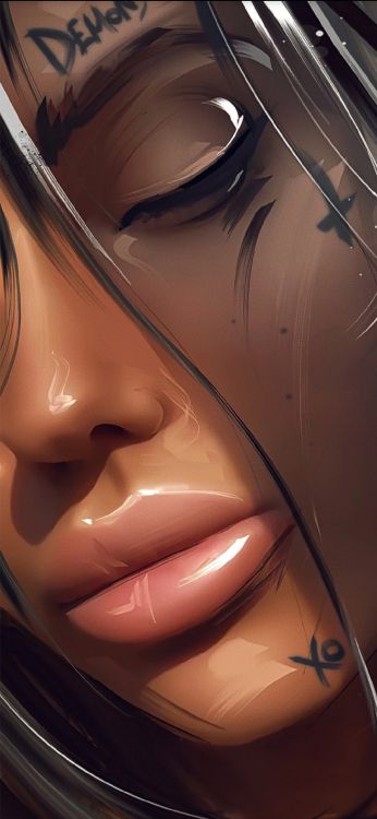 Обои арт, цифровое искусство, абстрактное искусство, современное искусство, иллюстрация в разрешении 1080x2340