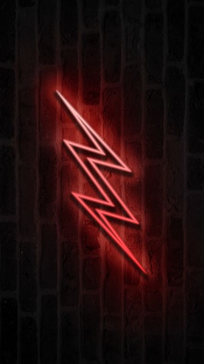 Обои свет, неоновая вывеска, треугольник, Янтарь, древесина в разрешении 3240x5760