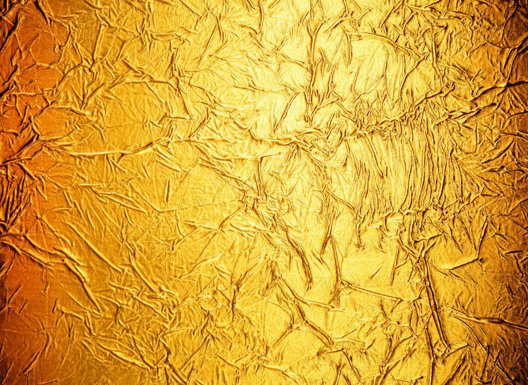 Обои металл, сусальное золото, текстура, золото, желтый в разрешении 7500x5468