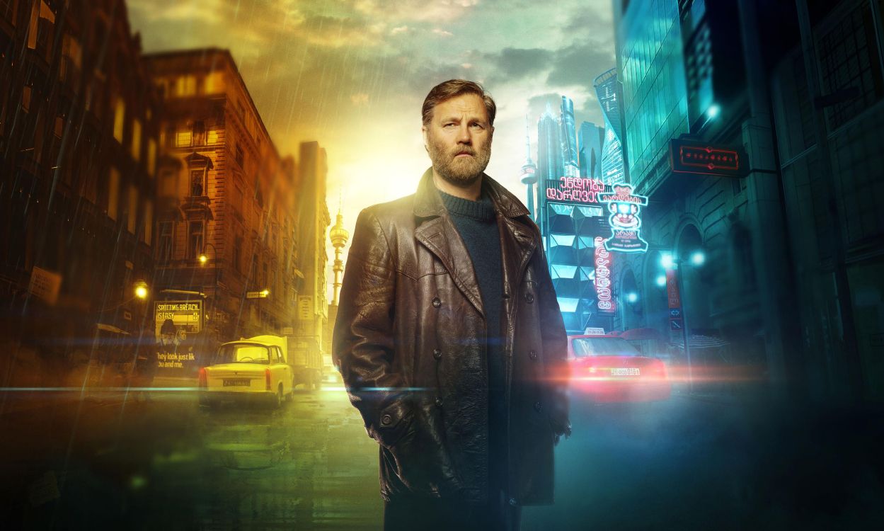 Обои город и город Би-би-си, Дэвид Моррисси, Город и город, Города города, Би-би-си два в разрешении 3859x2316