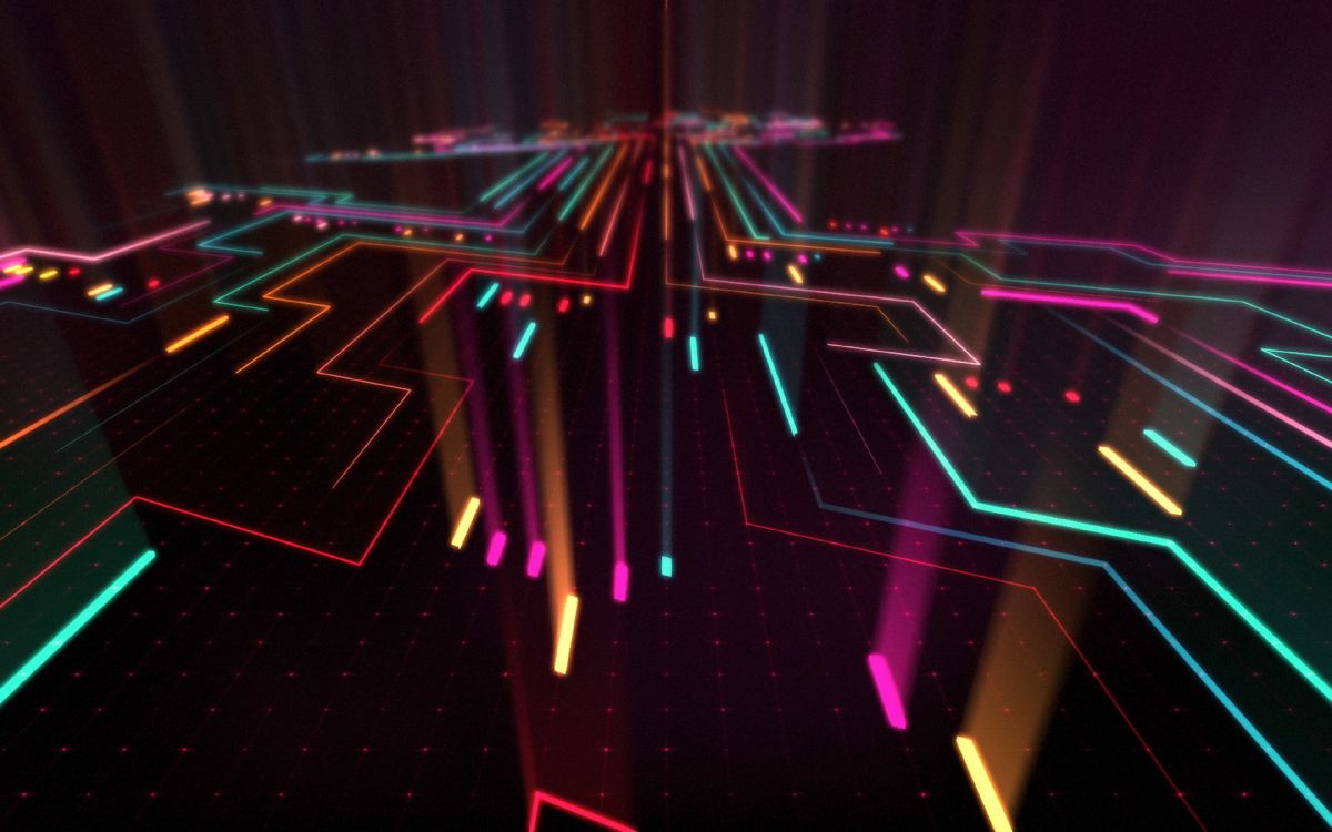 Обои арт, графика, космос, пурпурный цвет, технологии в разрешении 3840x2400