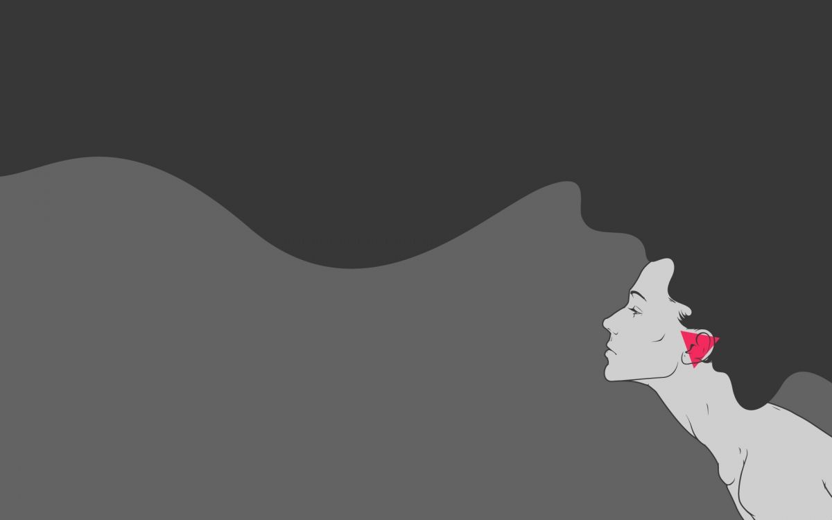 Обои черный и белый, графический, человек, черный, черно-белая фотография в разрешении 1920x1200