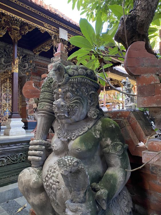 Обои бали, статуя, резьба по камню, археологический памятник, древняя история в разрешении 1536x2048