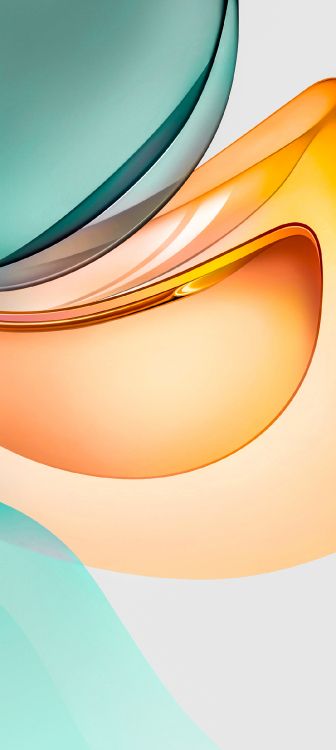 Обои Оранжевый цвет, Янтарь, линия, материальное свойство, арт в разрешении 1080x2408