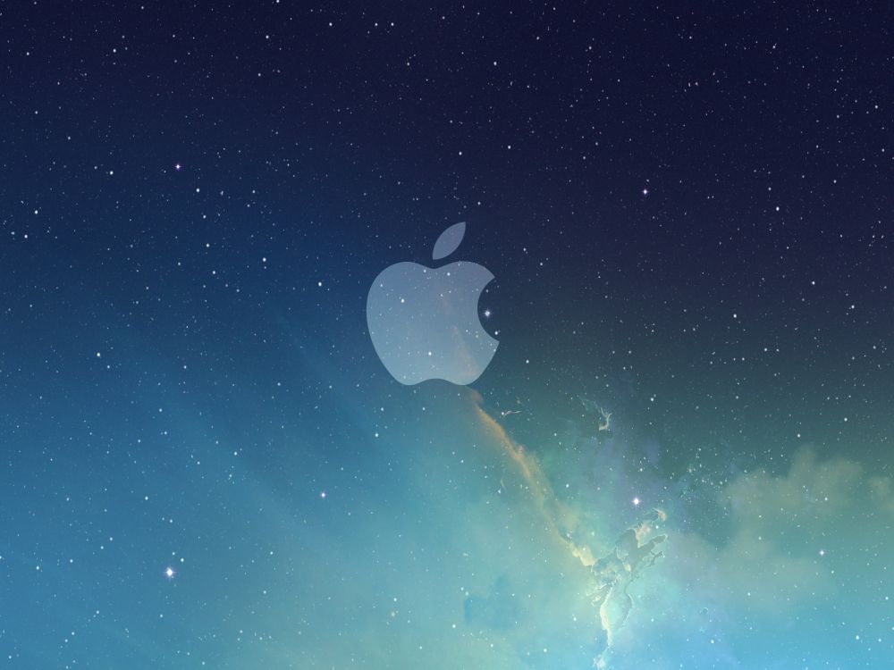 Обои iOS 7, ios, apple, синий, атмосфера в разрешении 2880x2160