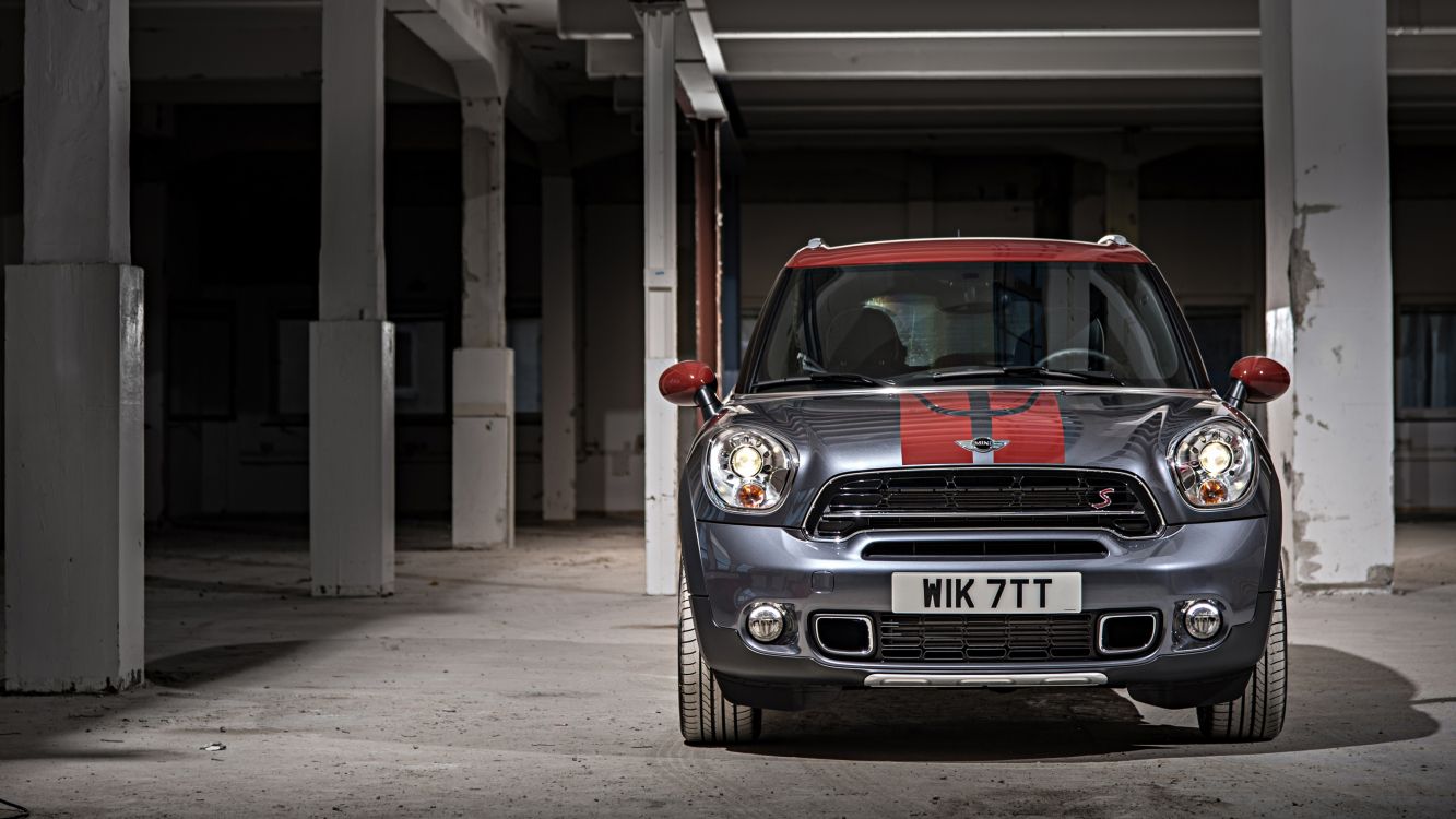 Обои мини, mini cooper, автомобильный экстерьер, моторный транспорт, дорога в разрешении 3840x2160