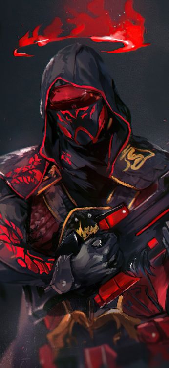 Обои киберпанк воин, Киберпанк 2077, destiny 2, судьба, Киберпанк в разрешении 1080x2340