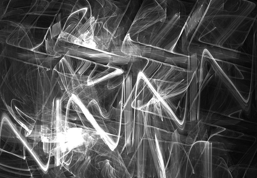 Обои черный и белый, монохромный, абстрактное искусство, текстура, черный в разрешении 2600x1800