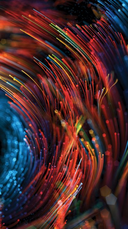 Обои красочность, жидкий, жидкость, арт, круг в разрешении 1080x1920