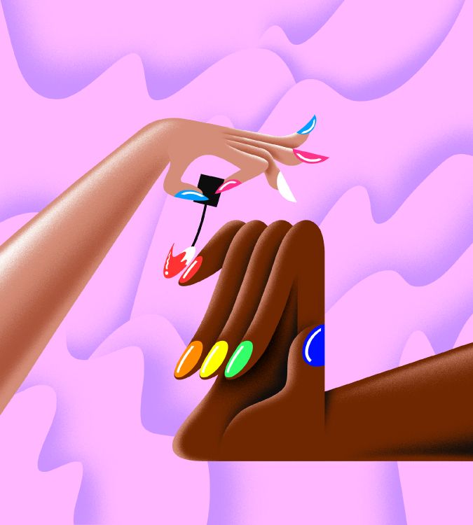 Обои ноготь, Google Pixel, андроид, Google, смартфон в разрешении 2160x2400