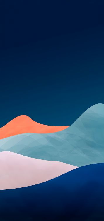 Обои лазурный, склон, флаг, арт, полутона и оттенки в разрешении 2944x6212