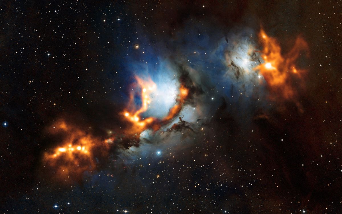 Обои Созвездие, Орион, звезда, туманность, Туманность Ориона в разрешении 3840x2400