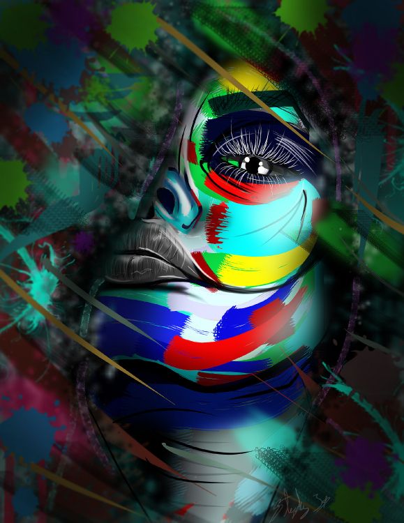 Обои арт, произведение искусства, графический дизайн, психоделическое искусство, иллюстрация в разрешении 1920x2485