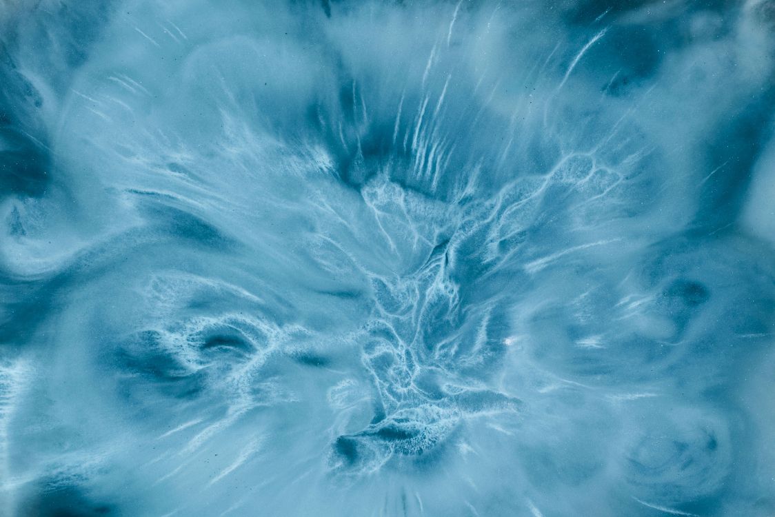 Обои акриловая краска, синий, Аква, вода, бирюза в разрешении 5164x3443