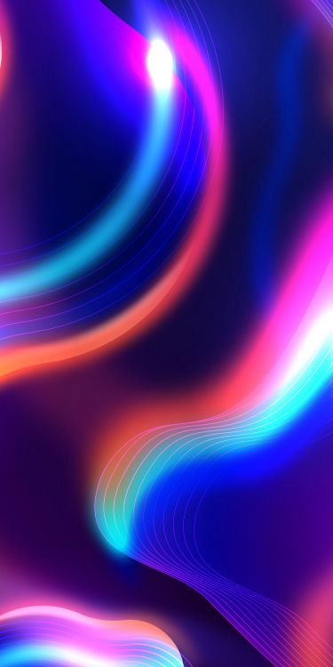 Обои свет, красочность, синий, электрик, пурпур в разрешении 1080x2160