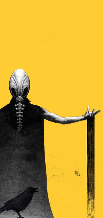 Обои иллюстрация, дрема, живопись, визуальное искусство, На Behance в разрешении 1308x2762