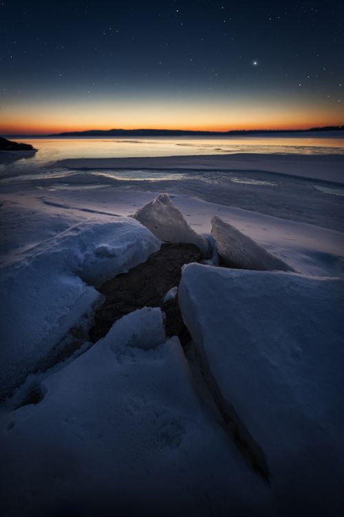 Обои природа, лед, горизонт, окружающая среда, зима в разрешении 5462x8192