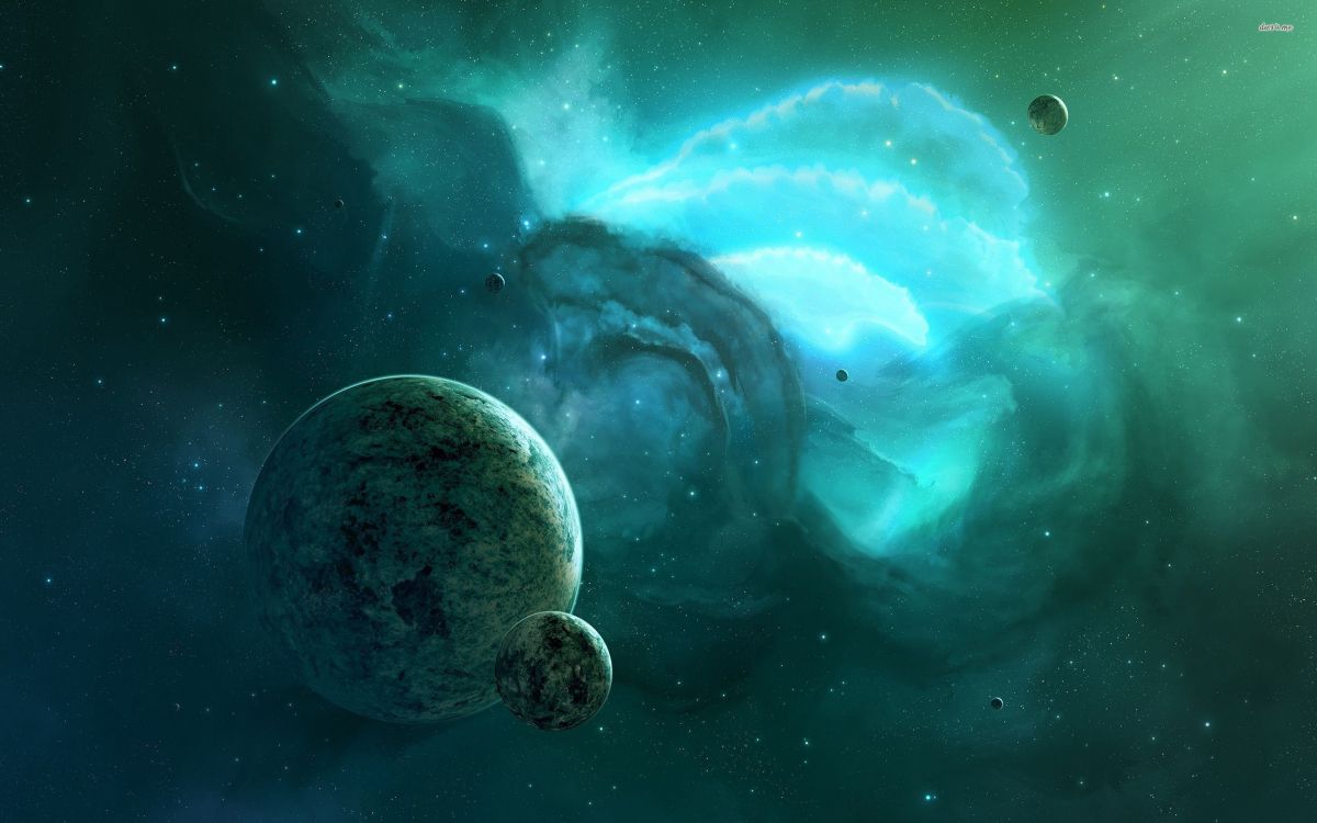 Обои цвет, земля, космическое пространство, бирюза, атмосфера в разрешении 2560x1600