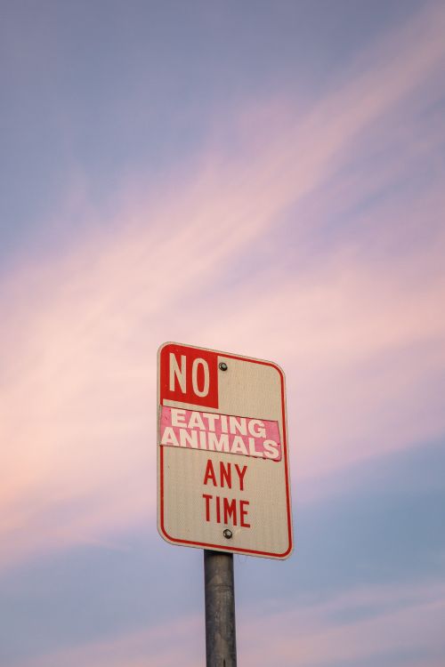 Обои красный цвет, вывеска, знак, дорожный знак, облако в разрешении 4067x6100