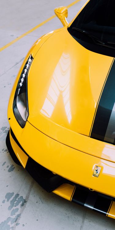 Обои Феррари 458, легковые автомобили, спорткар, Ferrari, Феррари ЛаФеррари Фильм в разрешении 1600x3200